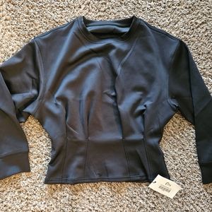 Zyia Black Bevel Sweatshirt